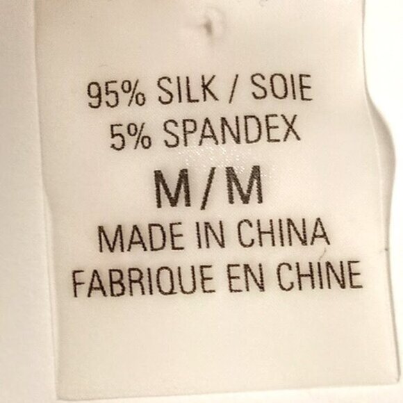 Elie Tahari Grey Sheer V-Neck Silk Sleeveless Top - Picture 4 of 5